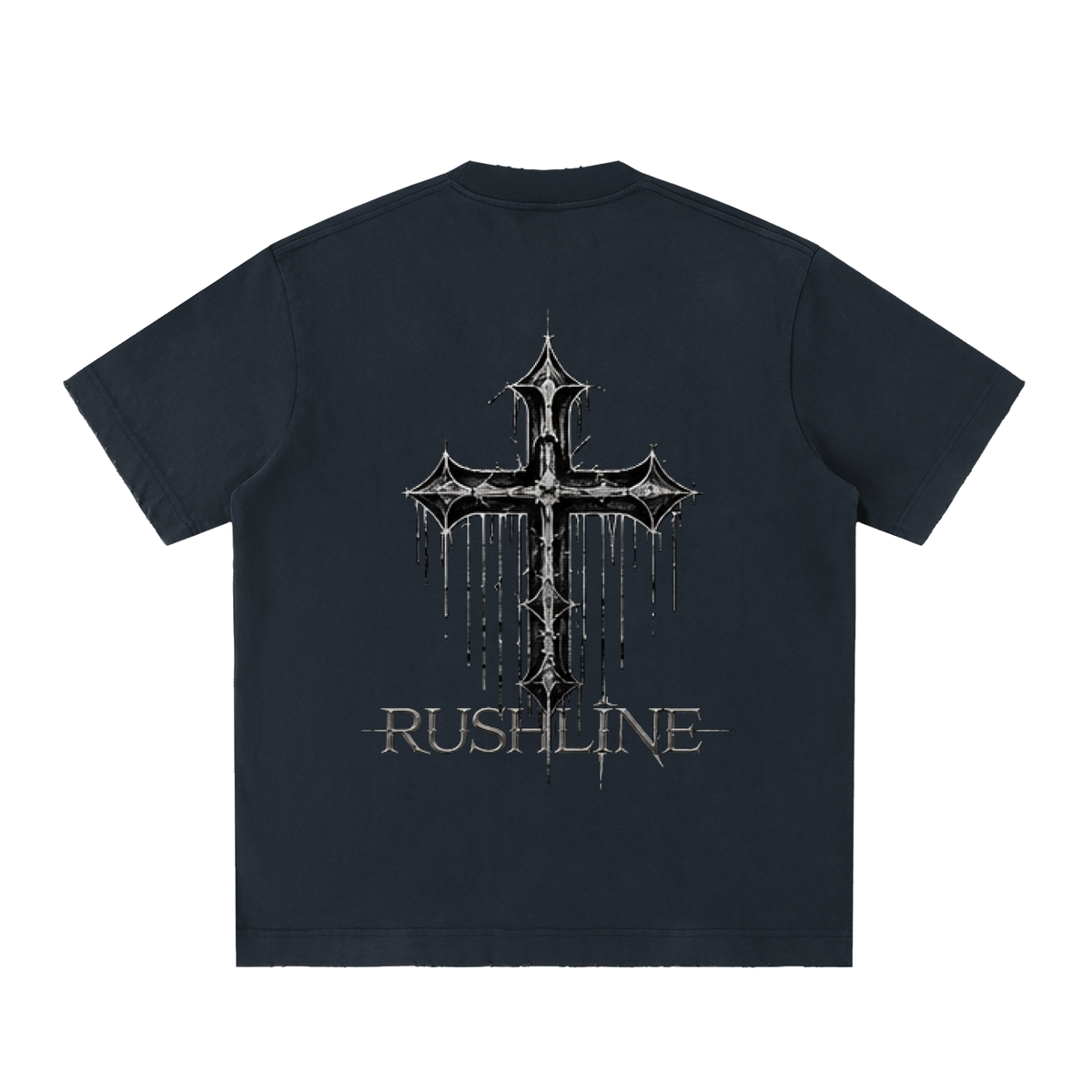 Heavyweight Vintage Washed Frayed T-Shirt