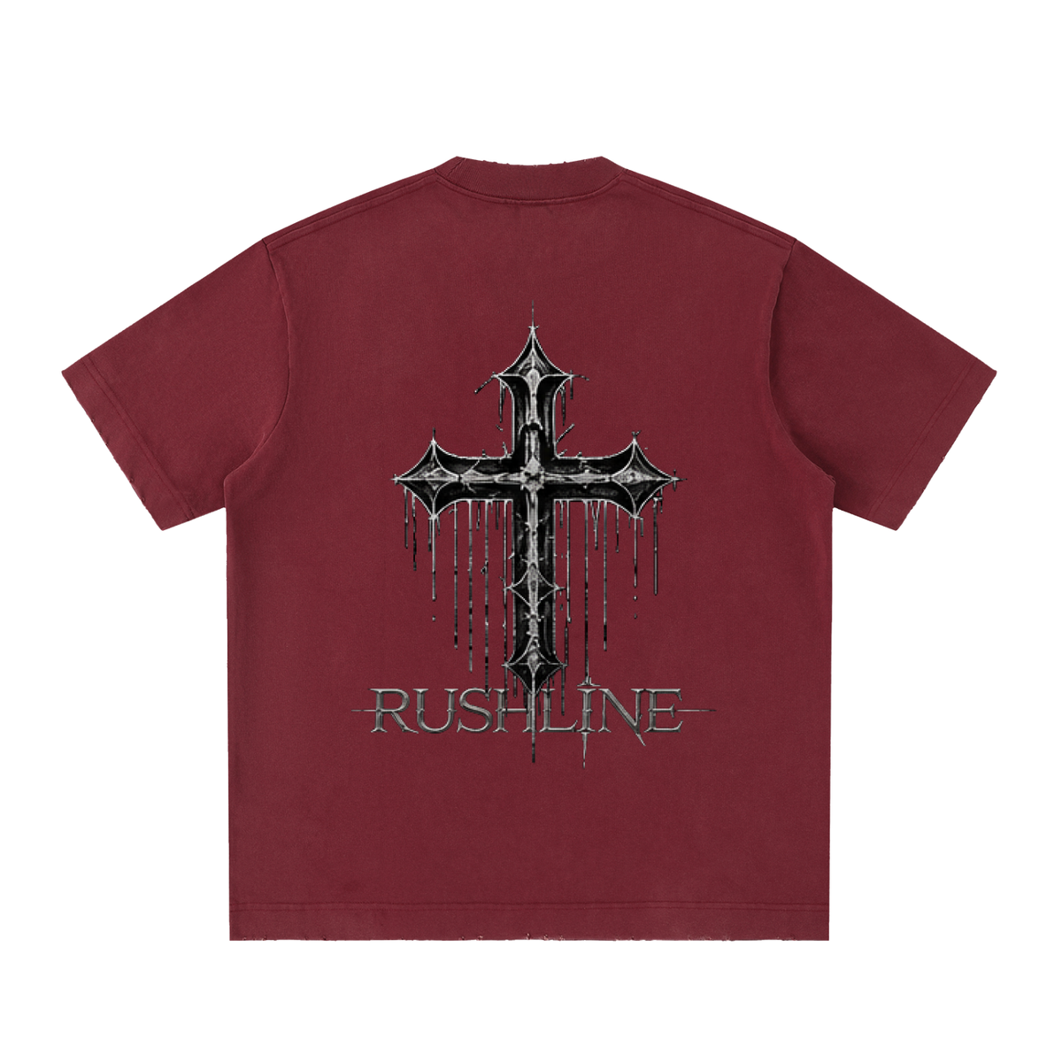 Heavyweight Vintage Washed Frayed T-Shirt