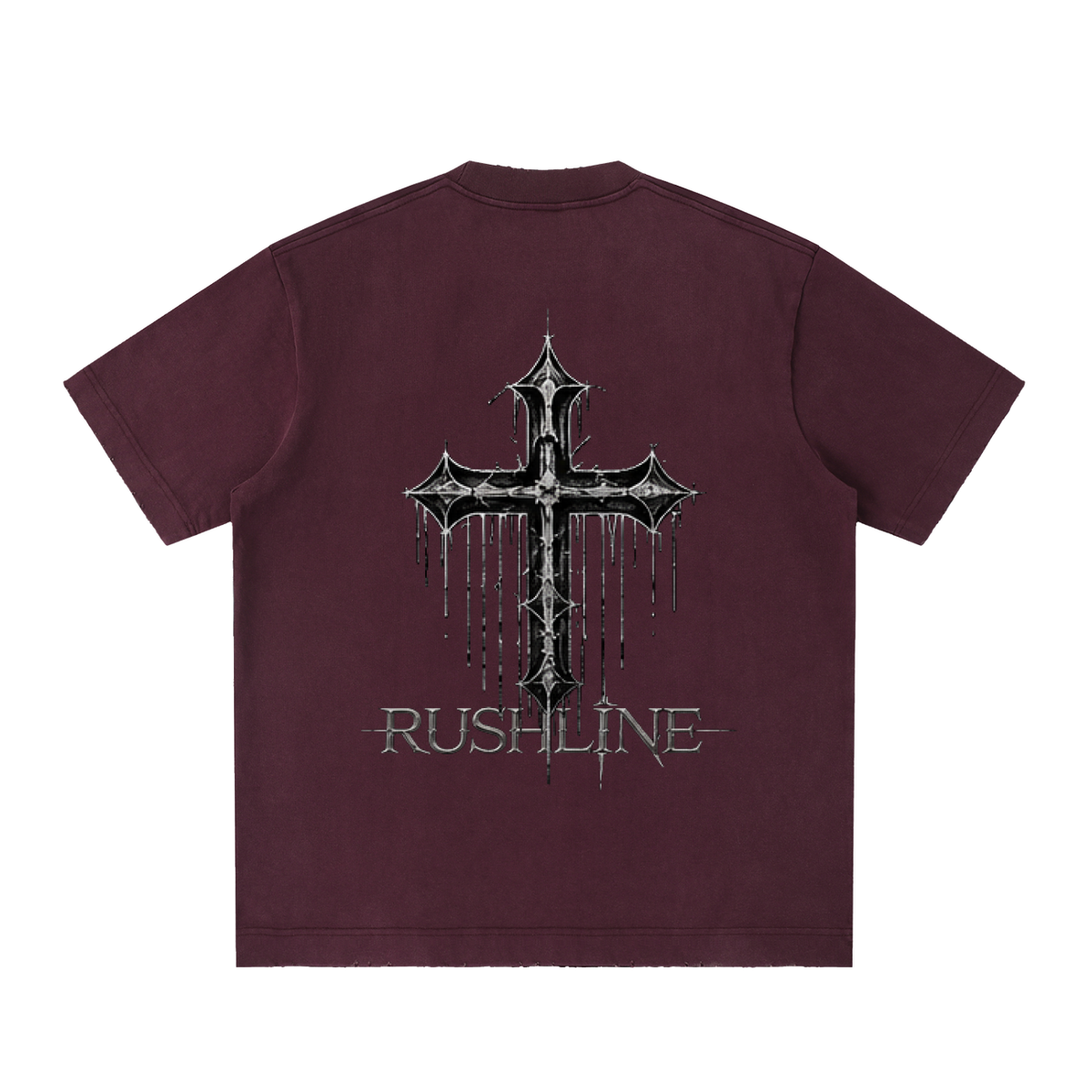 Heavyweight Vintage Washed Frayed T-Shirt